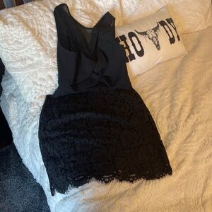 Sugar lips black knee length dress